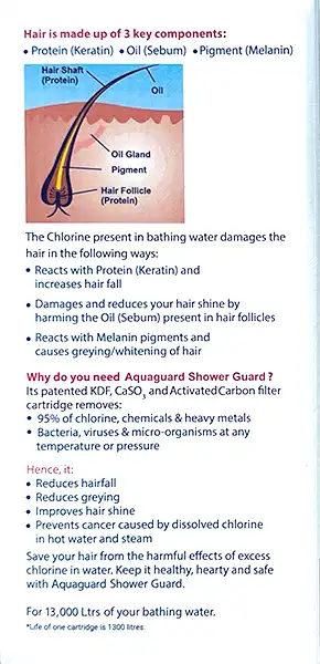 Aquaguard Shower Guard Dubai UAE left side box view