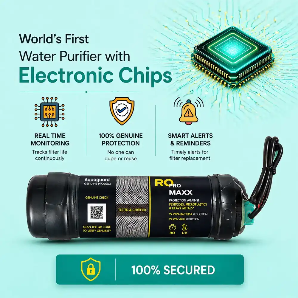 Eureka Forbes advanced chip technology water purifier