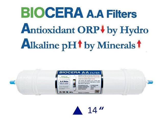 Biocera A.A. 14 inch inline alkaline filter UAE