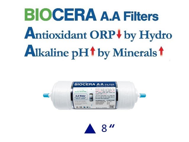 Biocera A.A. 8 inch inline alkaline filter UAE