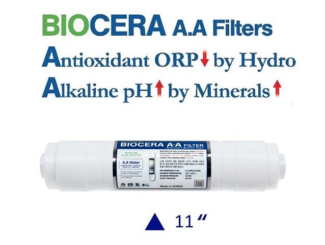 Biocera A.A. 11 inch female inline alkaline filter UAE