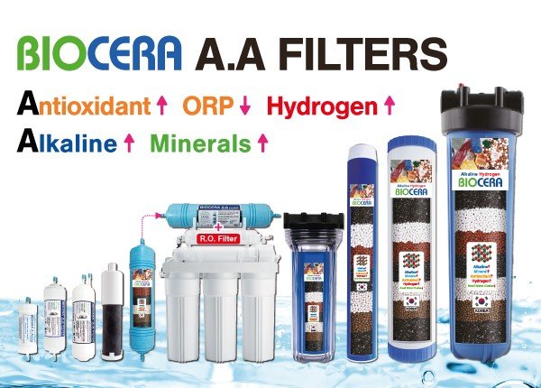 Biocera A.A. alkaline mineral filters range UAE